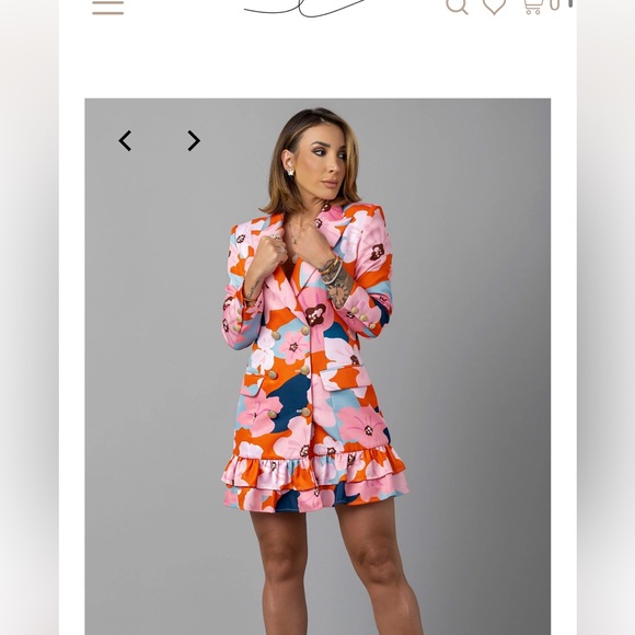 Bye Egreis Amore Blazer Dress. Size Med. Never Used. Brand New. - Picture 2 of 5